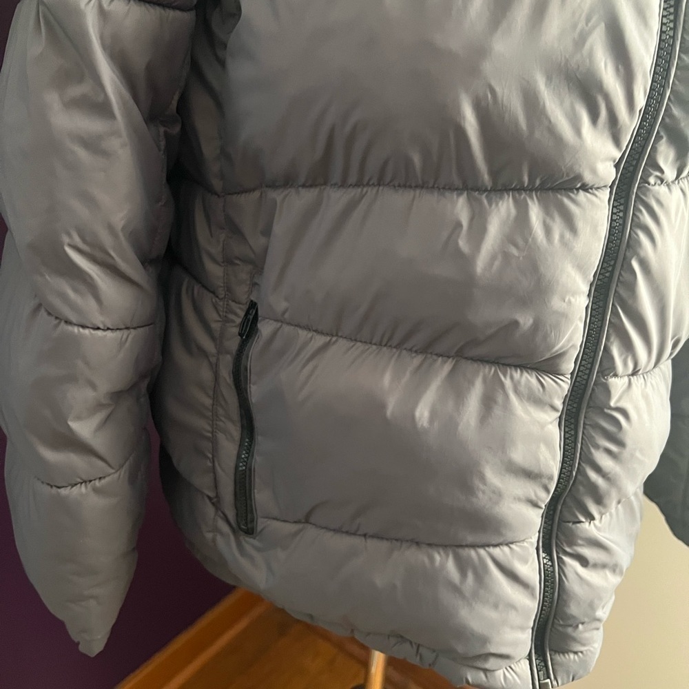 SPYDER Gray Puffer Jacket - Picture 3 of 9